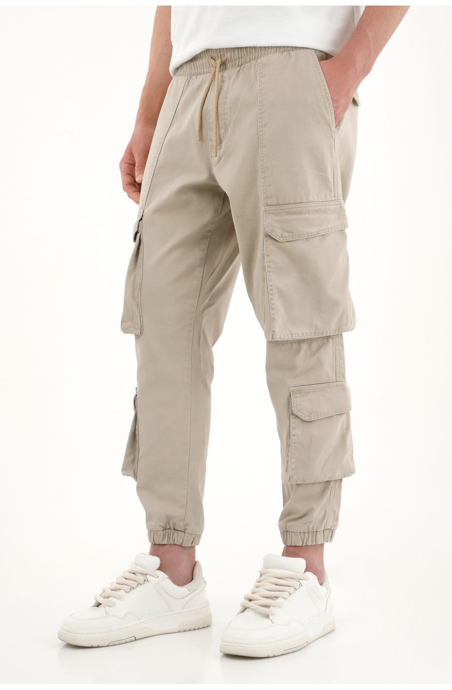 Pantalon Hombre Casual Pantalones Jogger ZARA De Cintura Ajustable