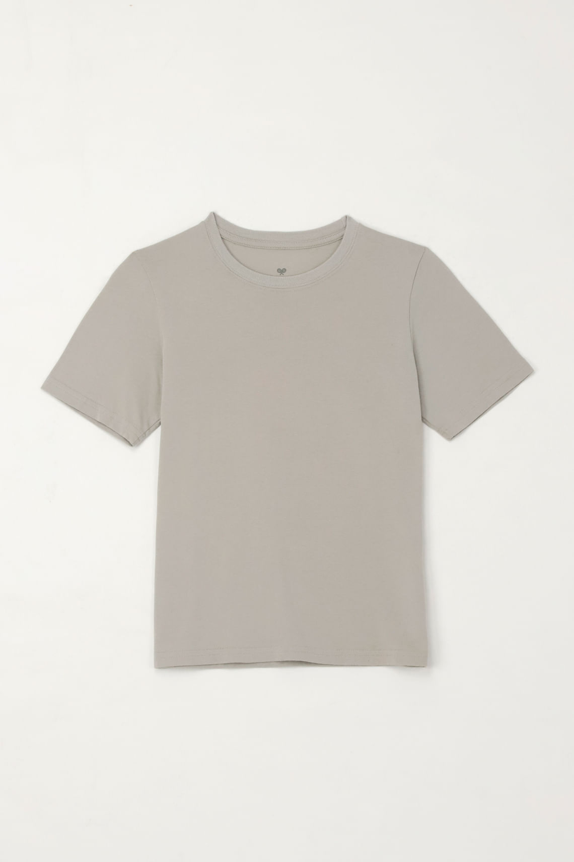 Camiseta con estampado en espalda gris para niño