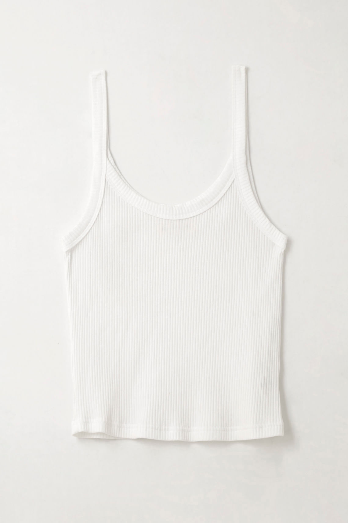 Camiseta de tiras ajustada blanca para mujer