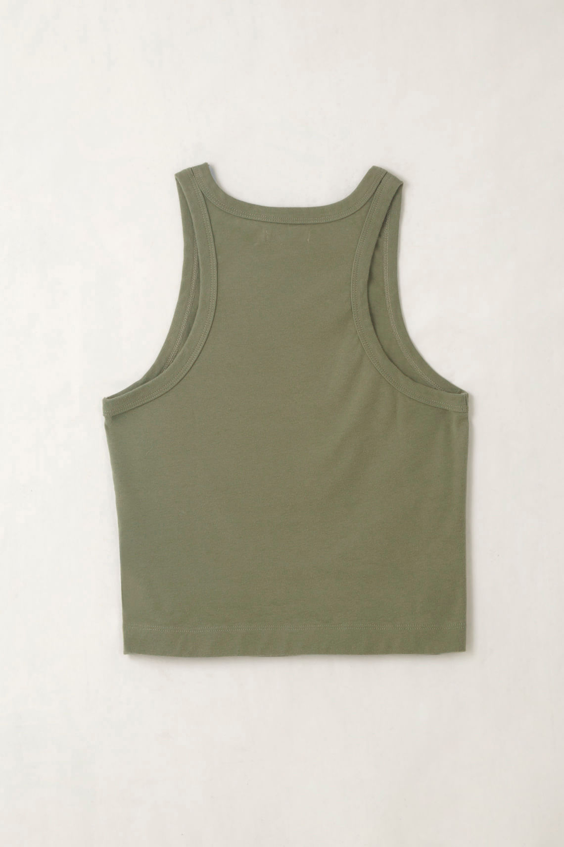 Camiseta manga sisa verde para mujer