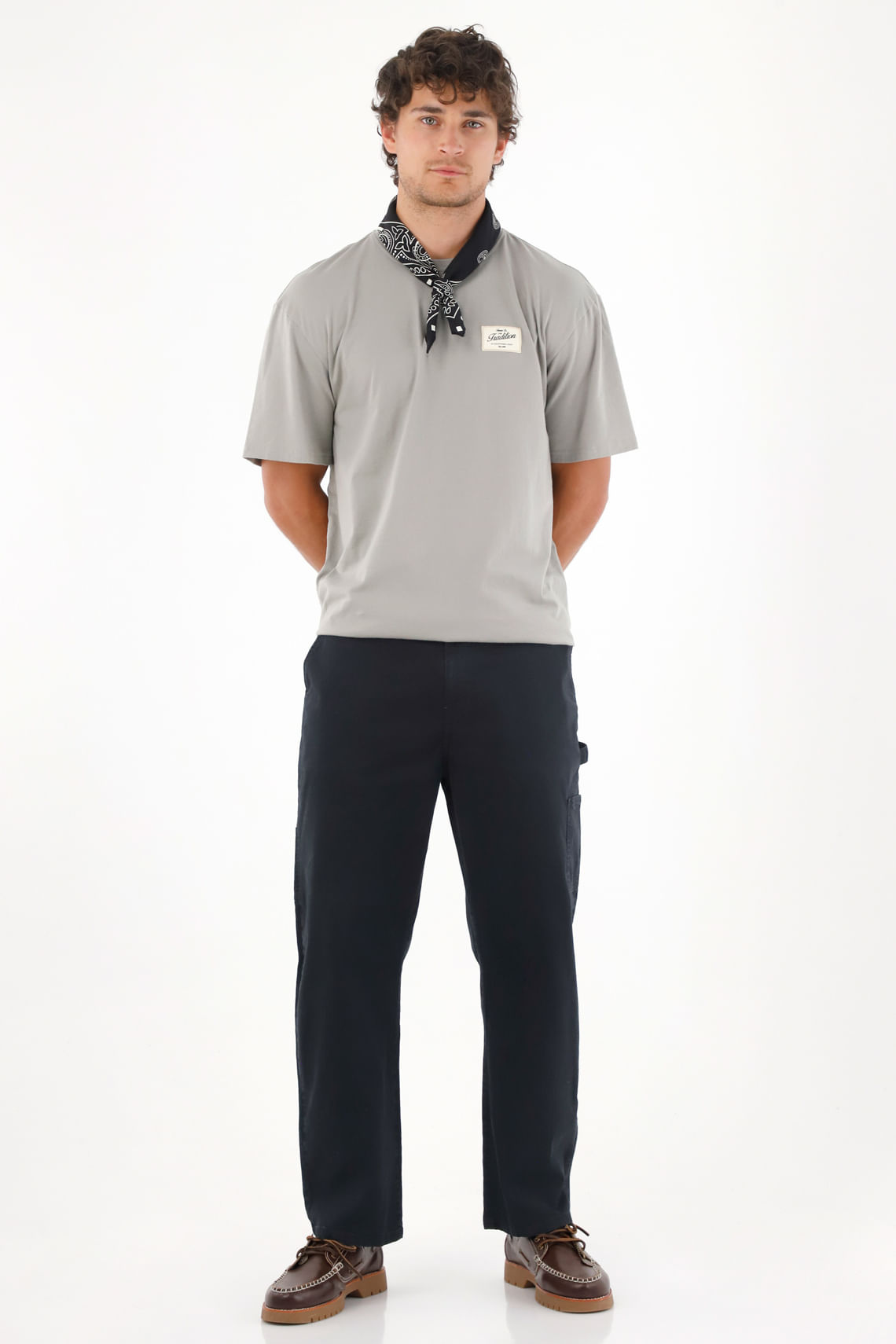 Pantalón Horseshoe negro para hombre