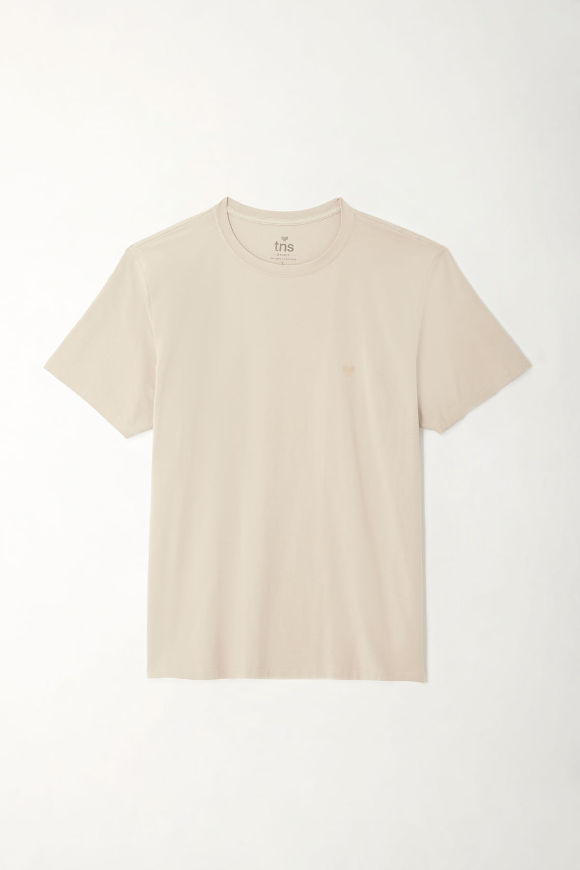 Camiseta gris manga corta para hombre