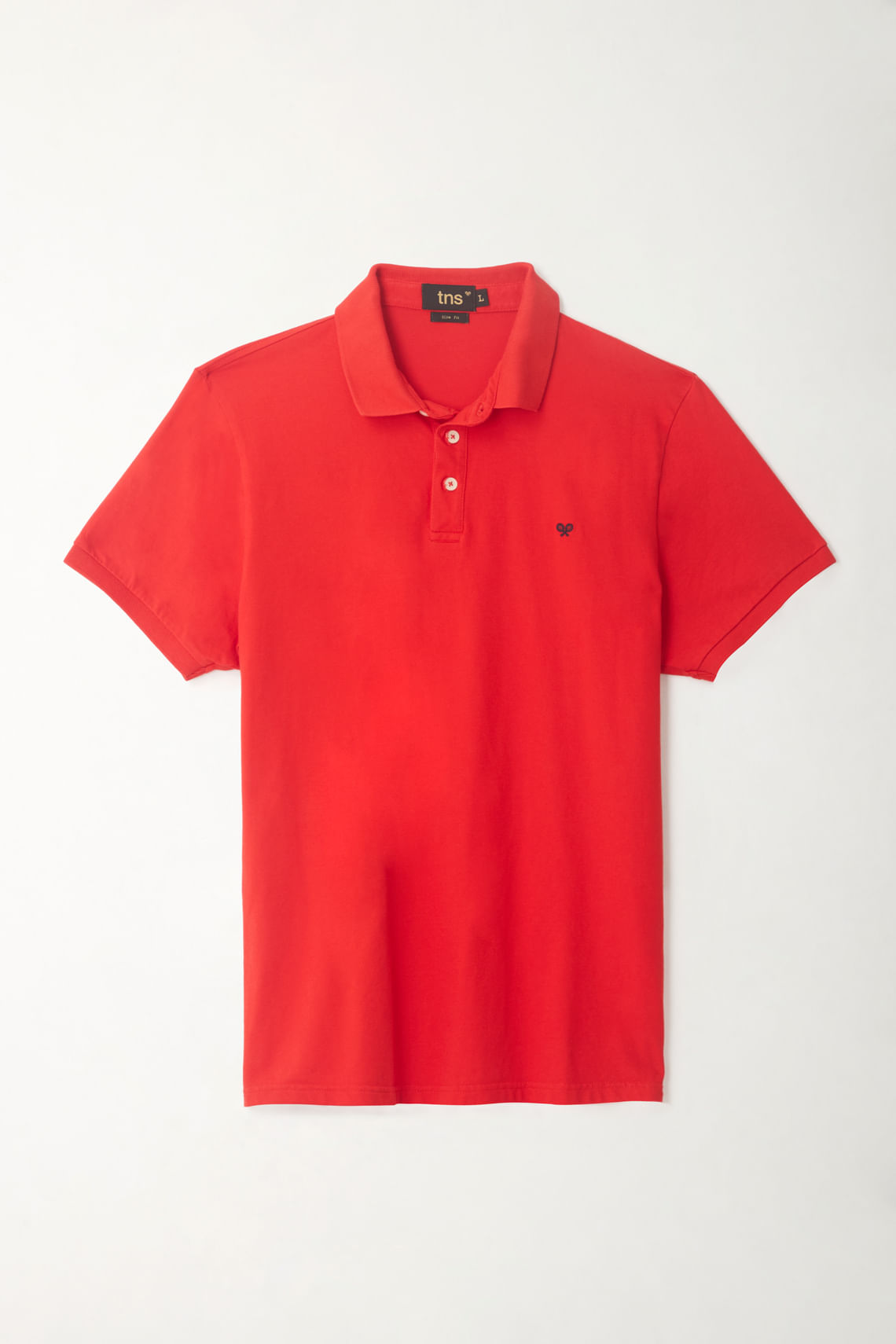 Polo roja  Lycra-Algodón para hombre