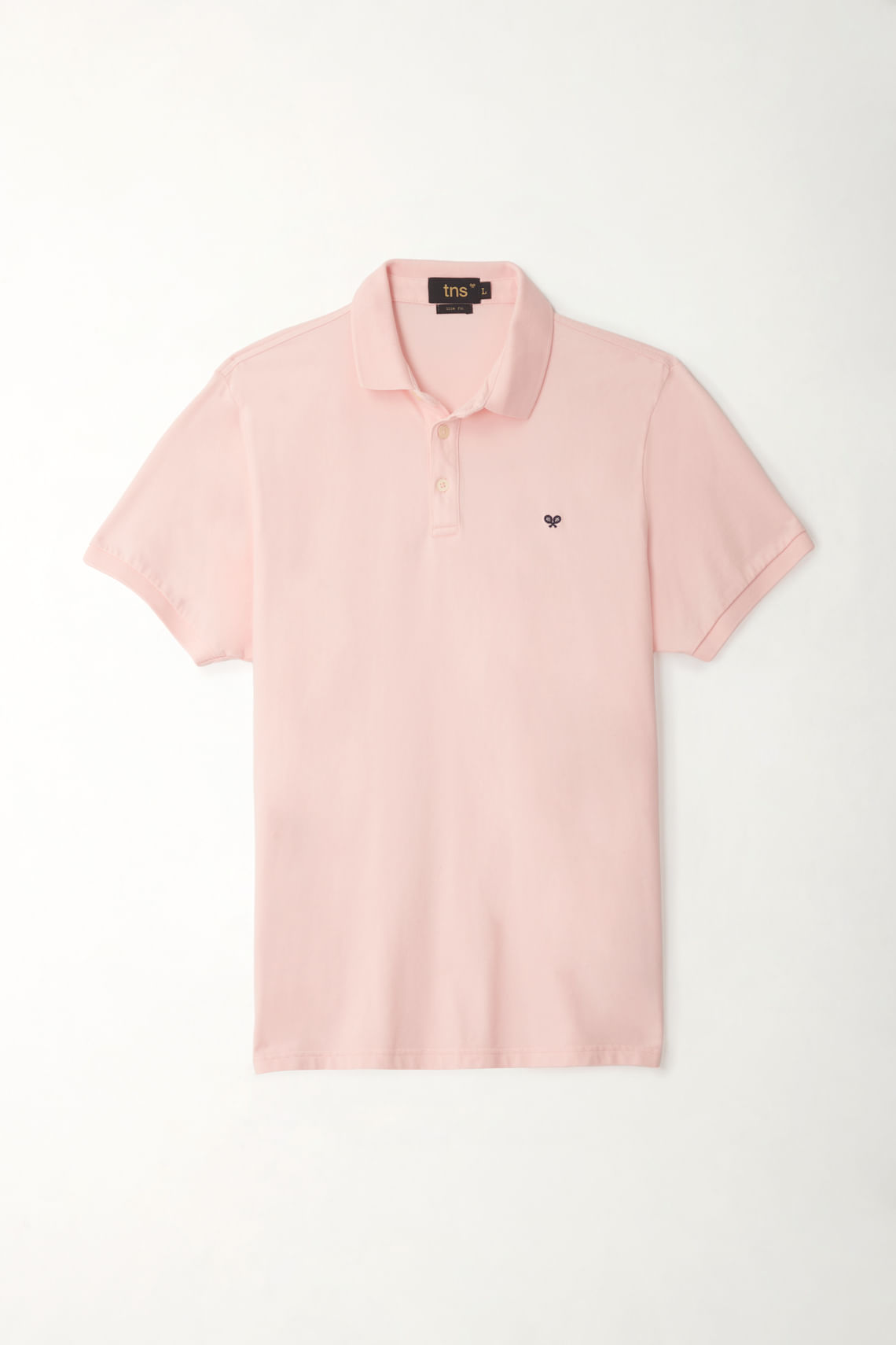 Polo rosada  Lycra-Algodón para hombre