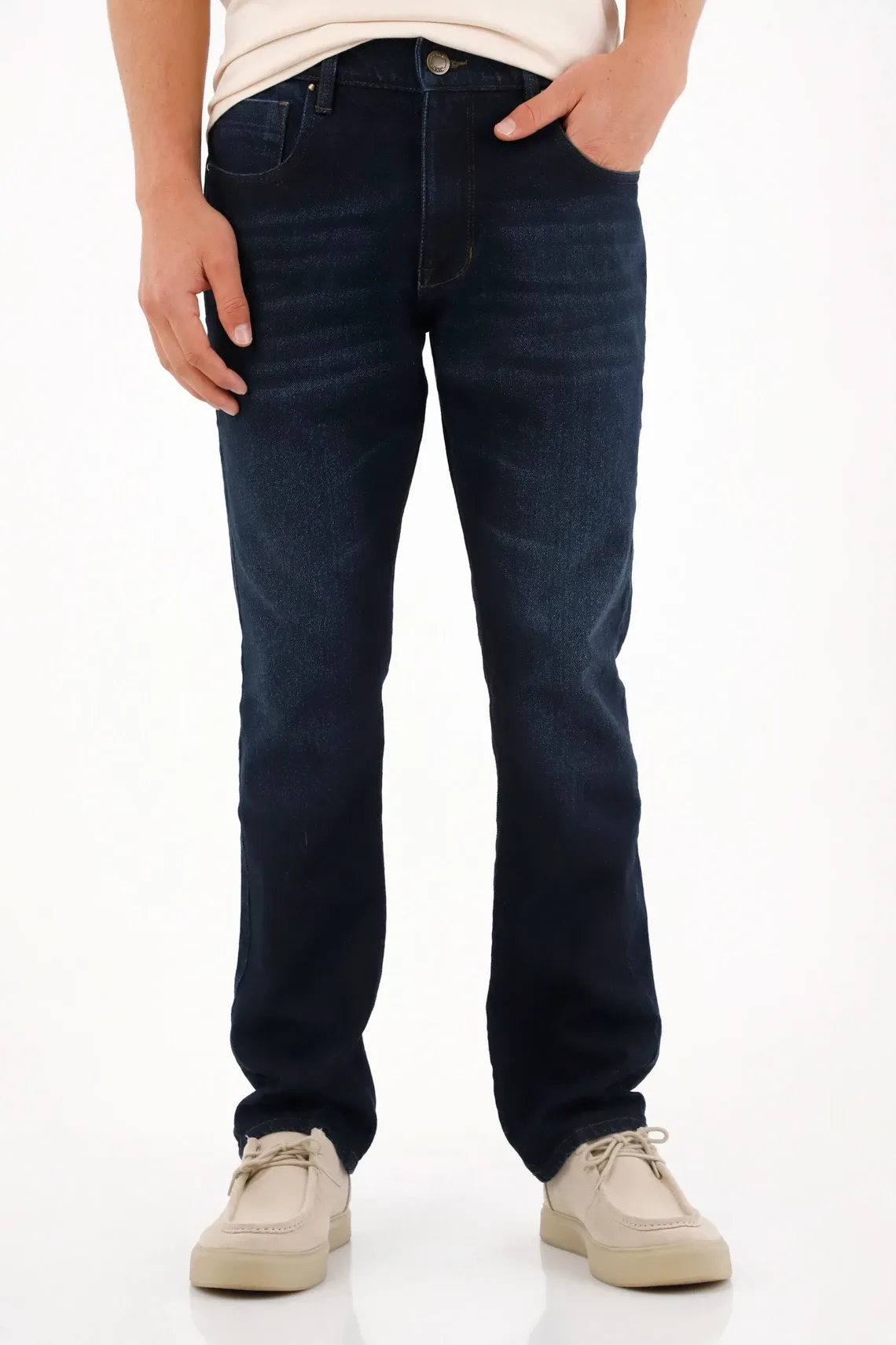 Jean Straight azul para hombre