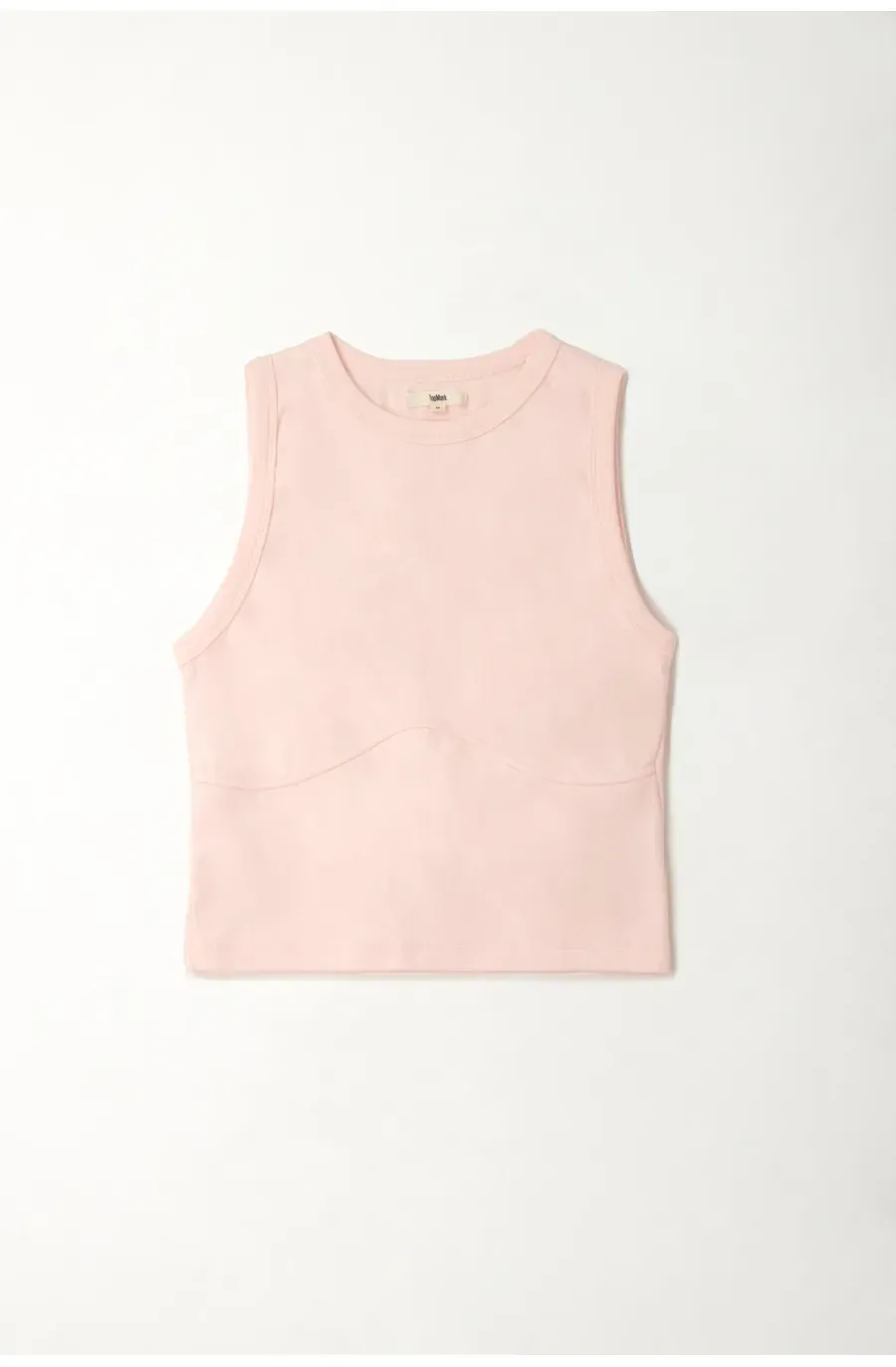 Camiseta ajustada tipo esqueleto rosada para mujer