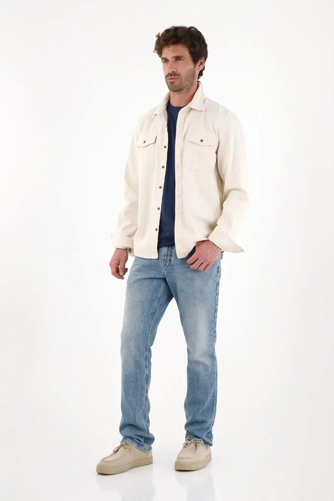 Jean Classic tono azul claro para hombre