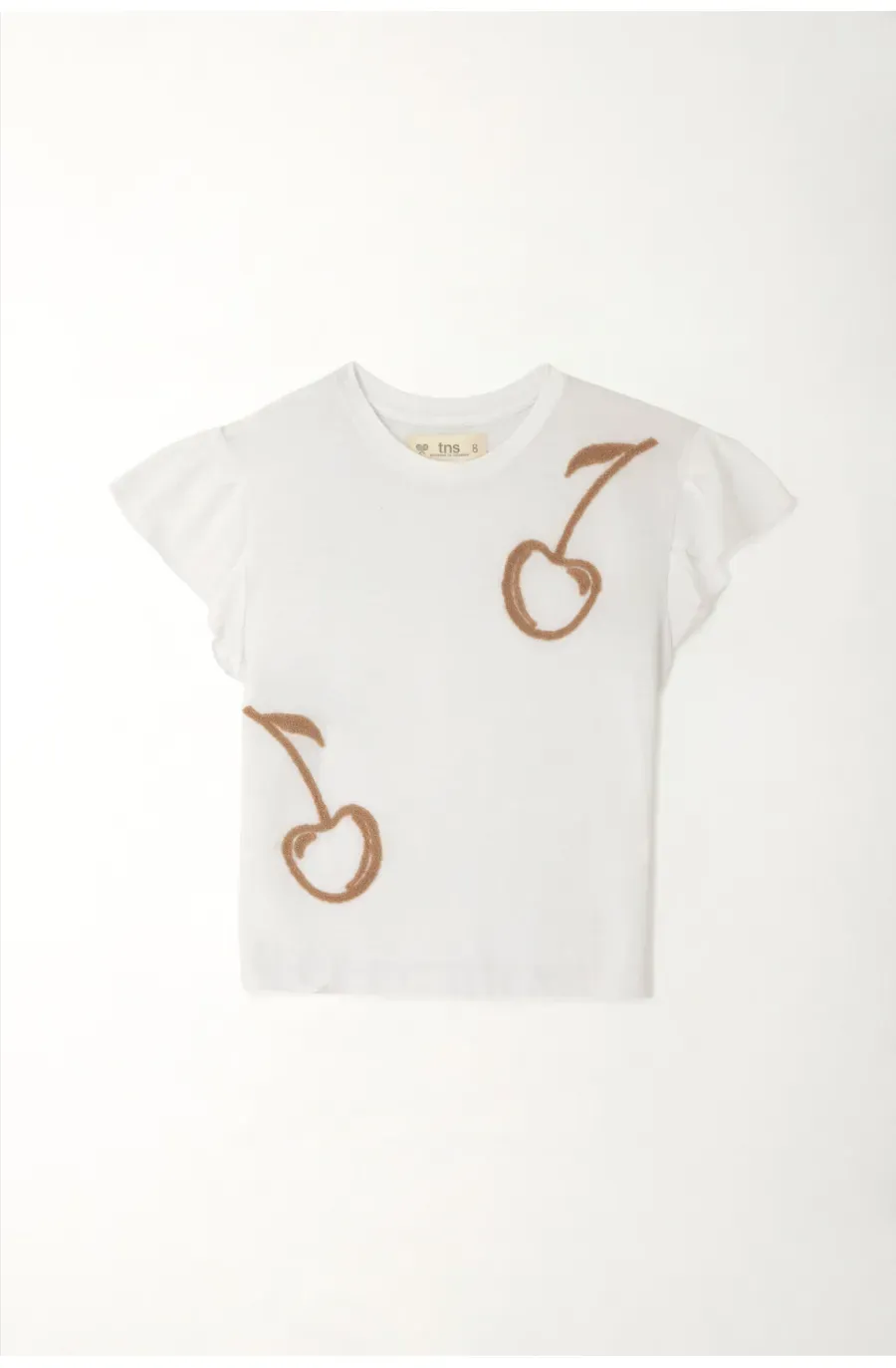 Camiseta con bolero blanca para niña