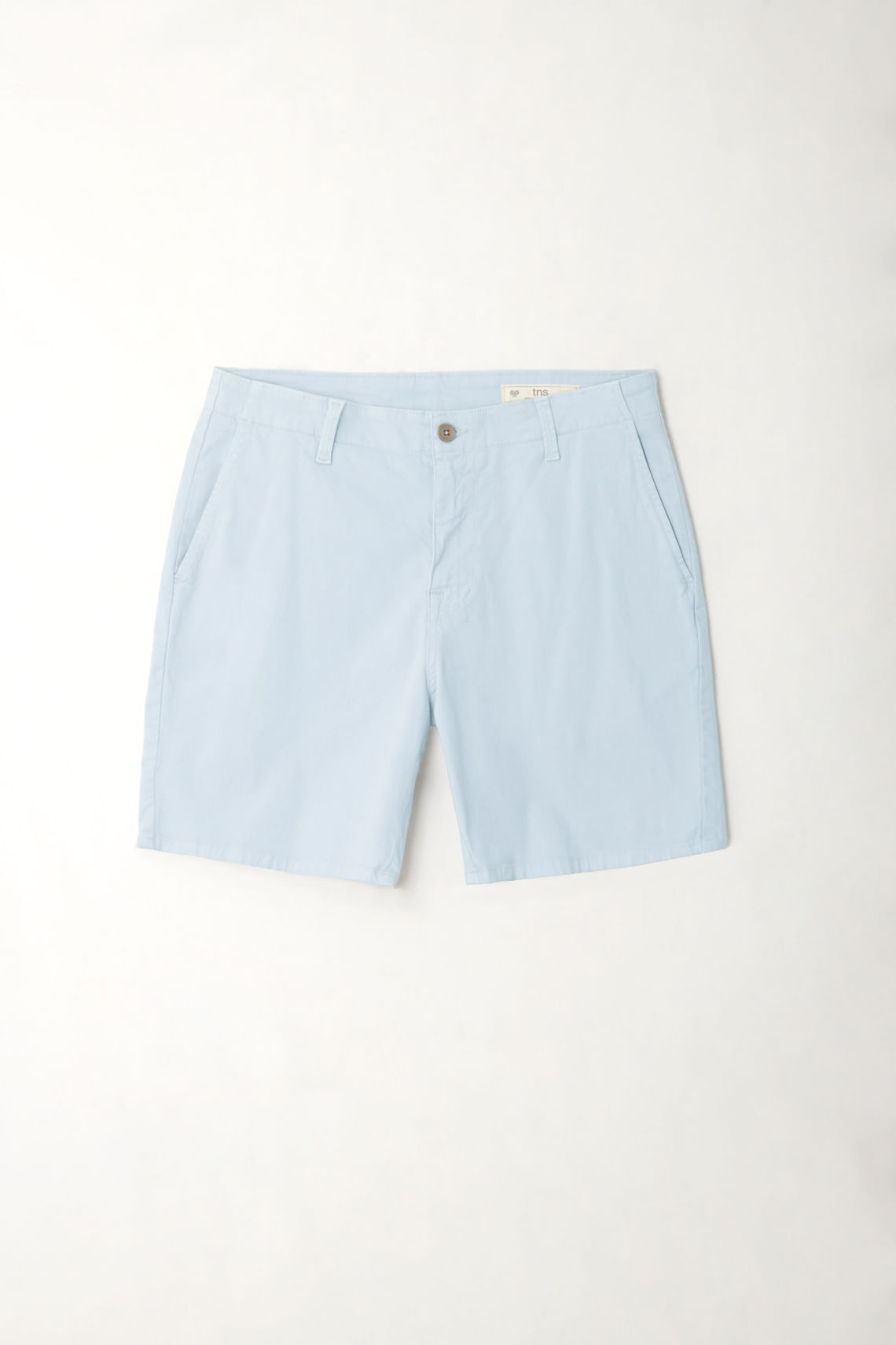 Bermuda azul tipo chino para hombre