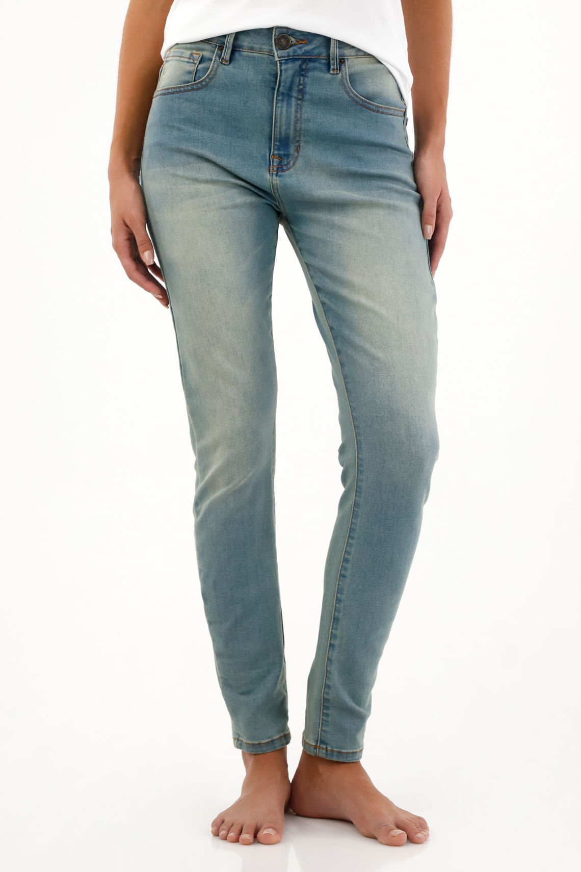 Jean Jegging azul para mujer