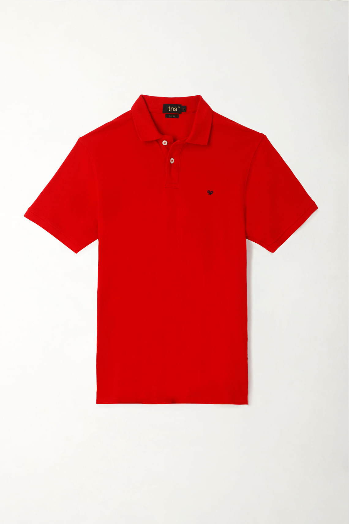Polo roja 100% Algodón para hombre