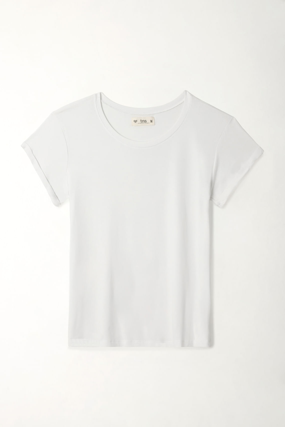 Camiseta manga corta blanca para mujer