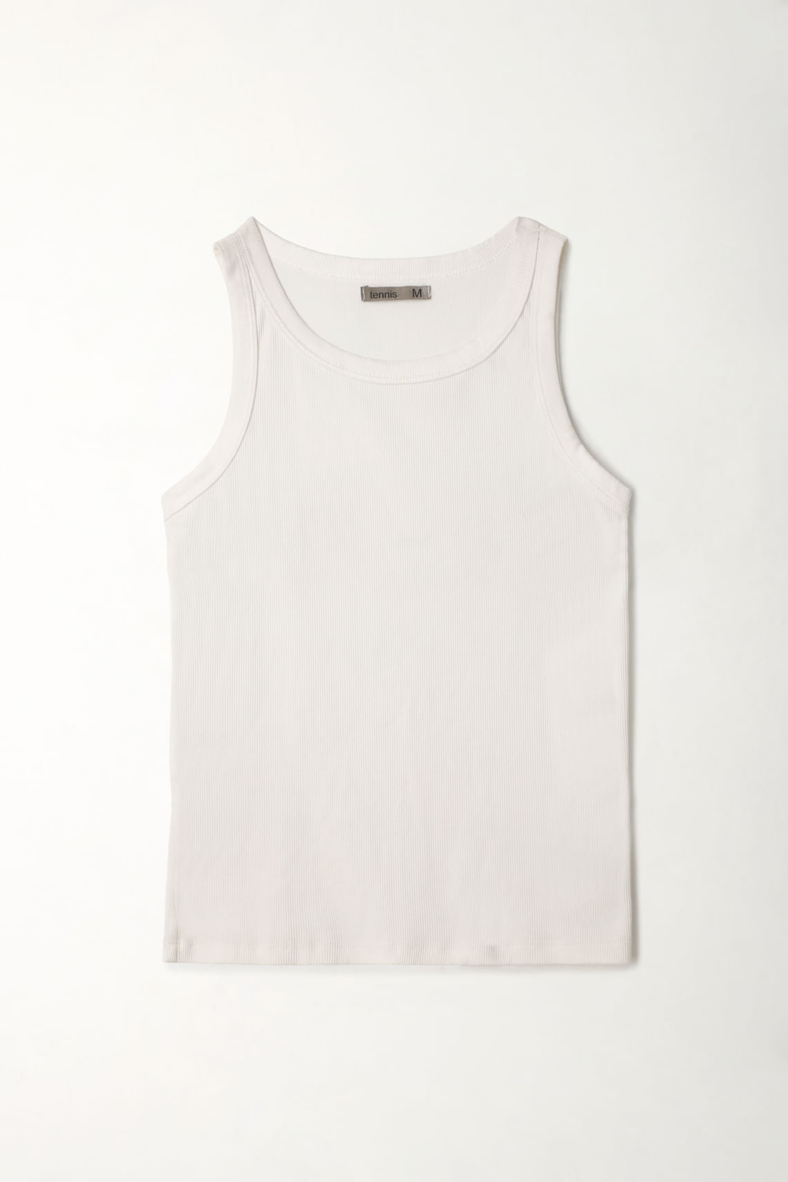 Camiseta blanca manga sisa para mujer