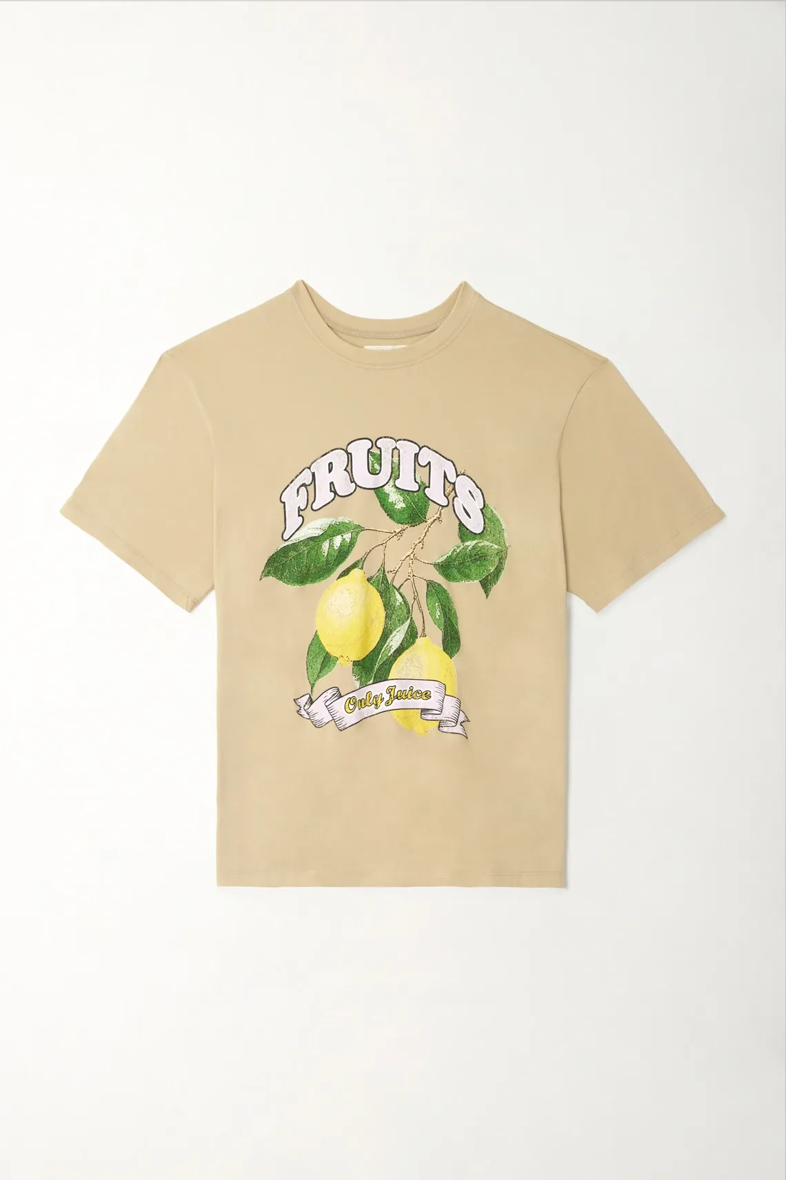 Camiseta oversized café para mujer