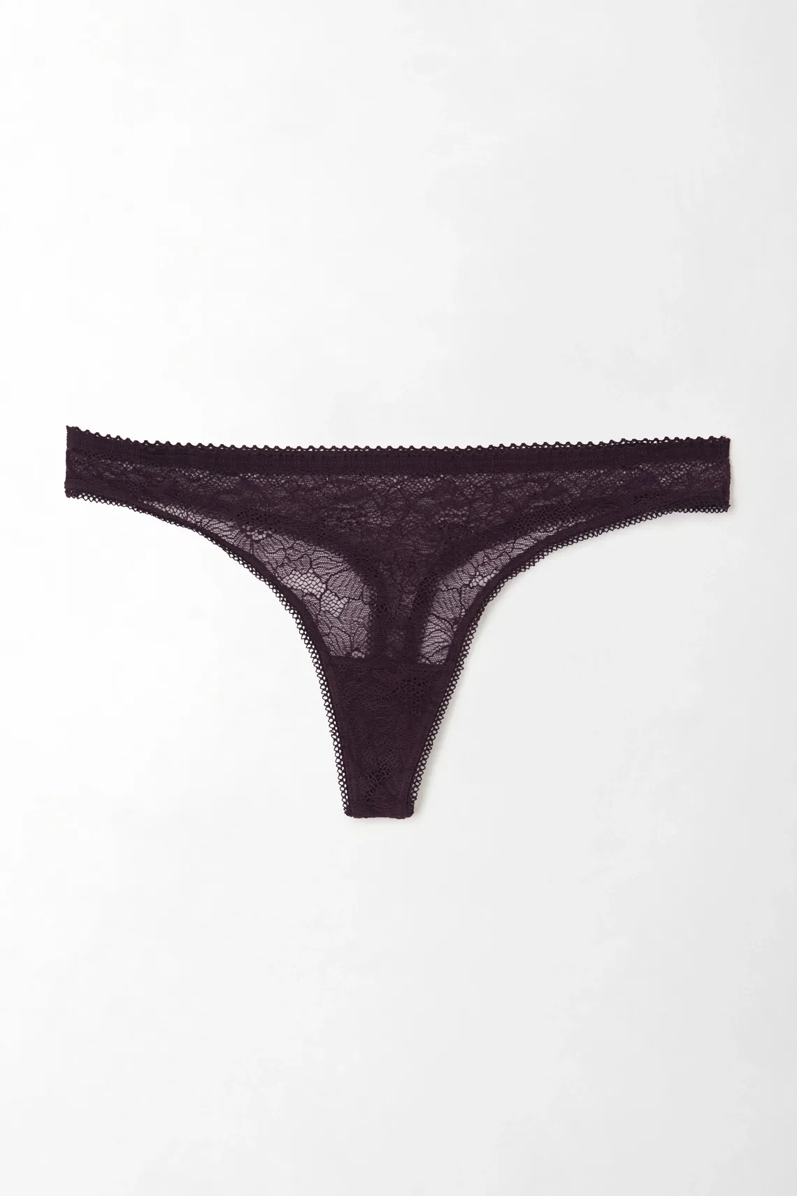 Panty de encaje rojo para mujer