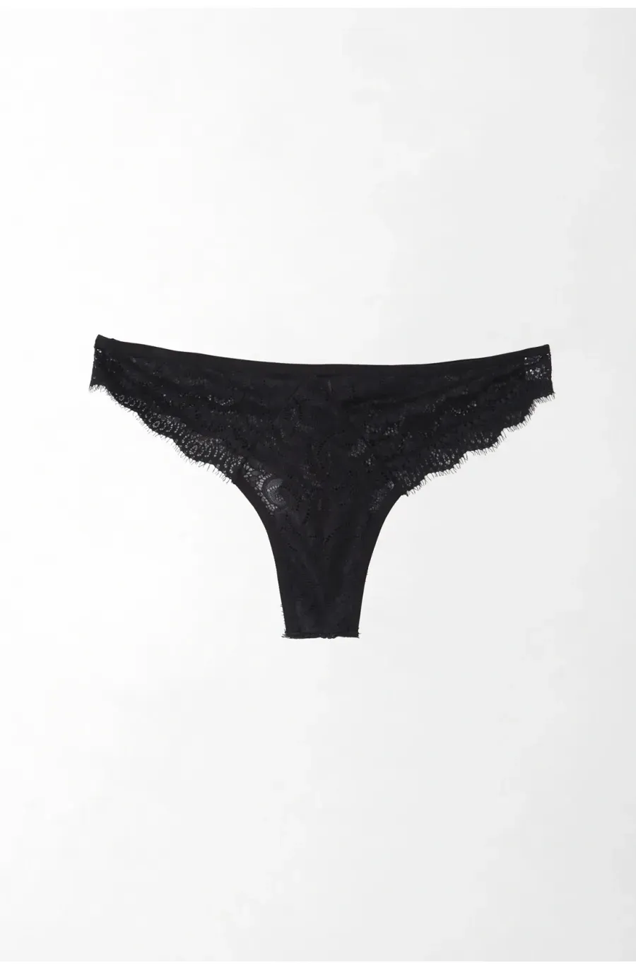 Panty tipo tanga con encaje para mujer
