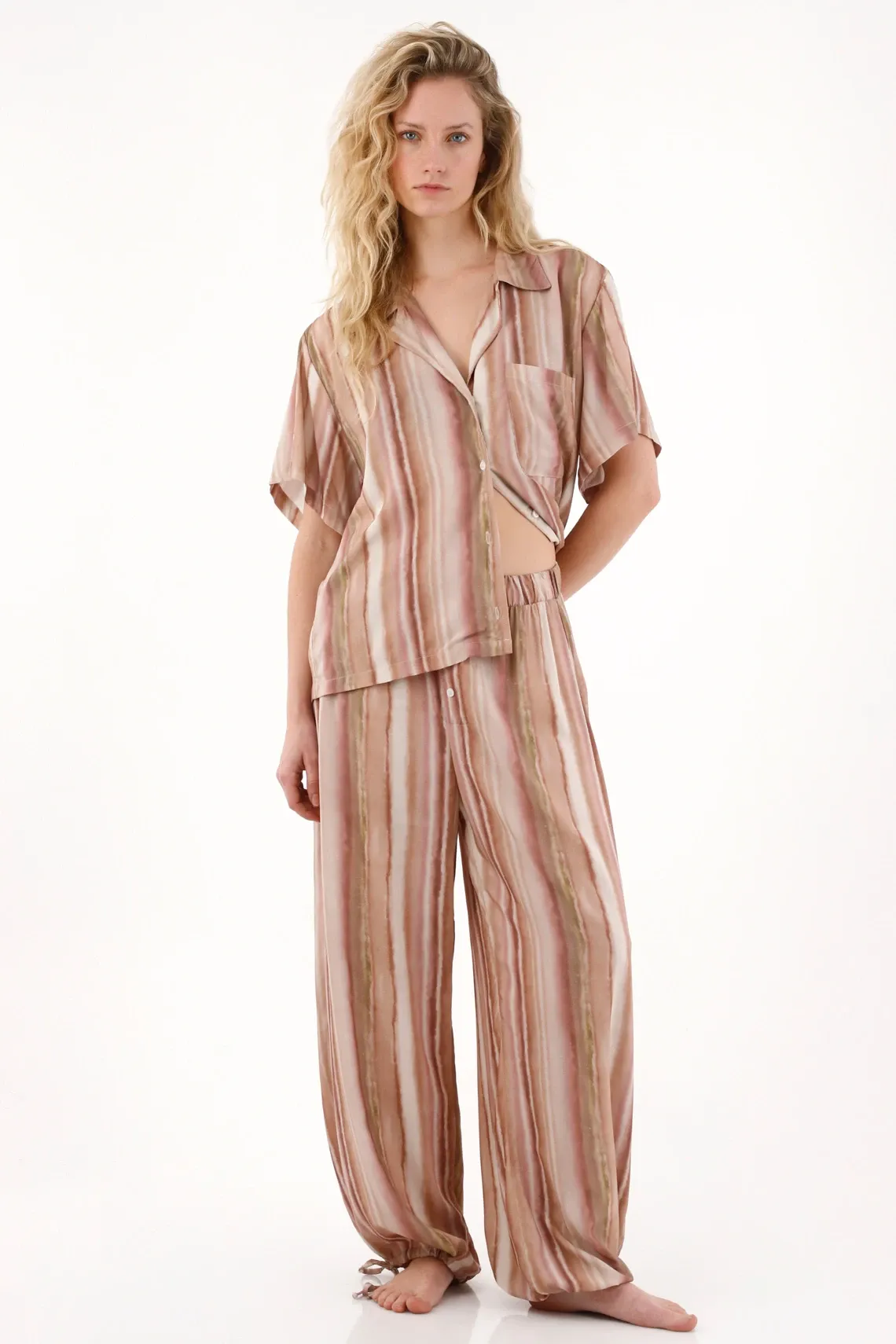 Pijama de pantalón largo para mujer