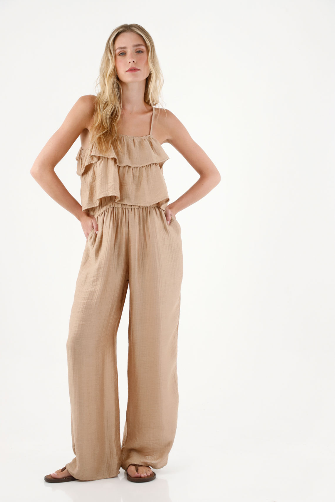 Enterizo largo con bolero para mujer