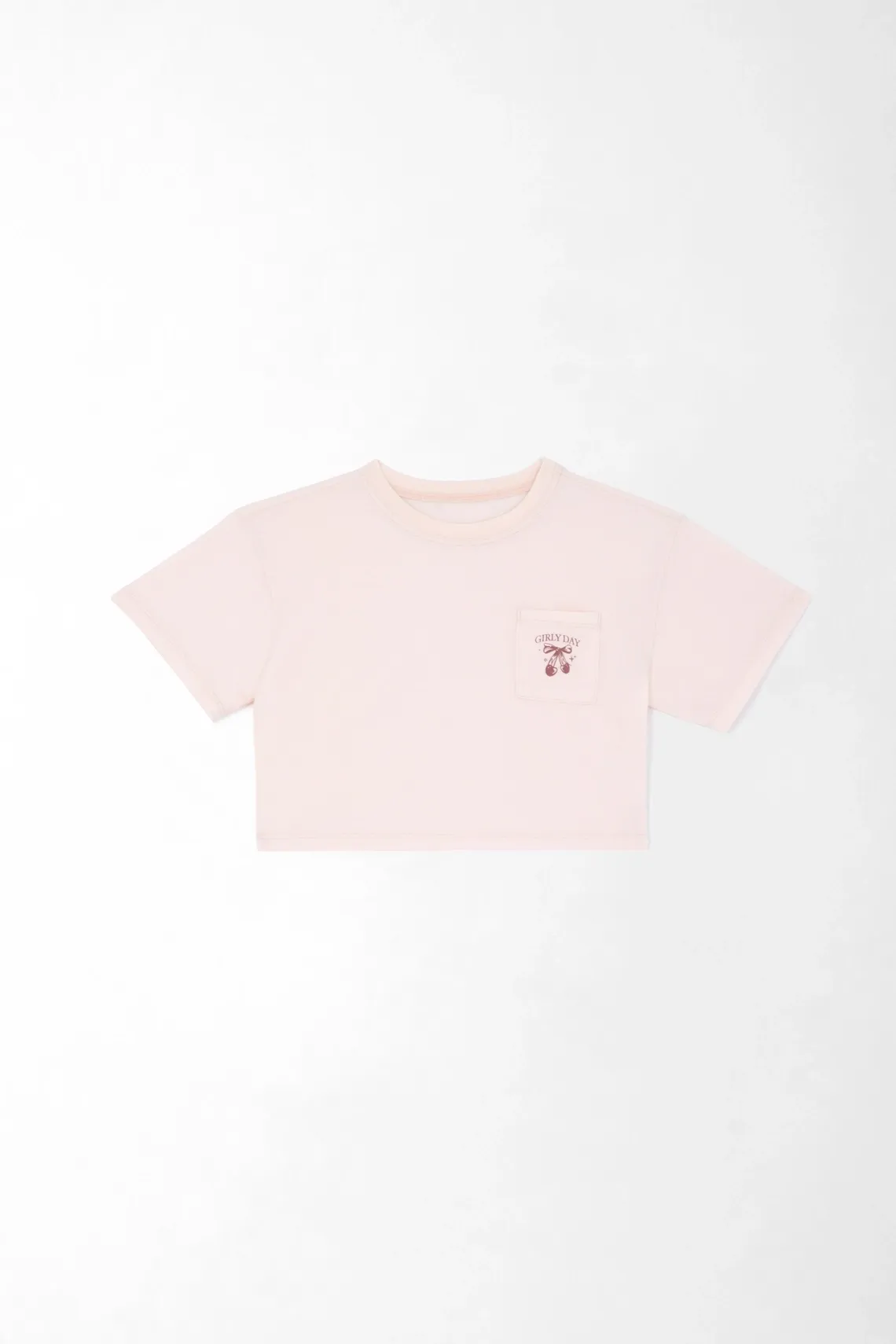 Camiseta oversize bordada para niña