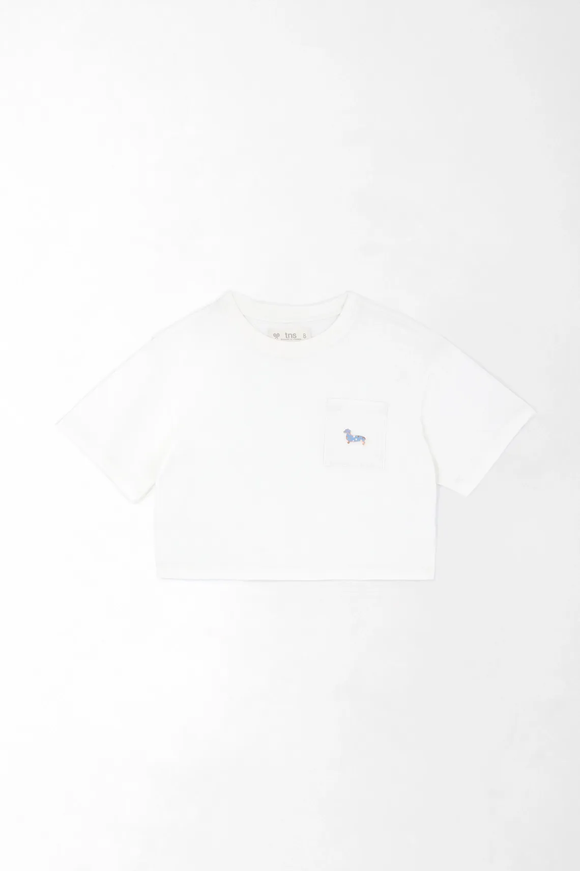 Camiseta oversize estampada para niña