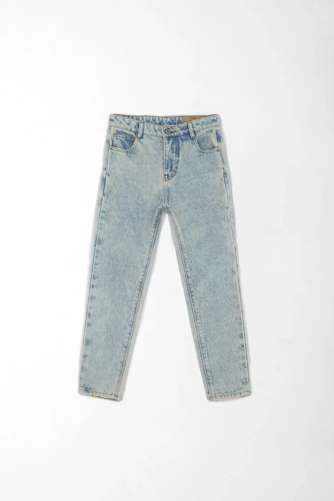 Jean Mom fit claro para niña