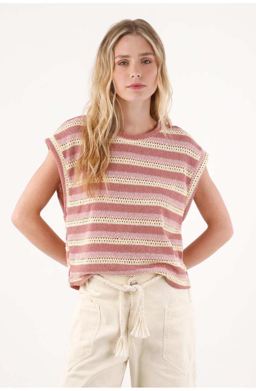 Camiseta Oversize manga corta para mujer