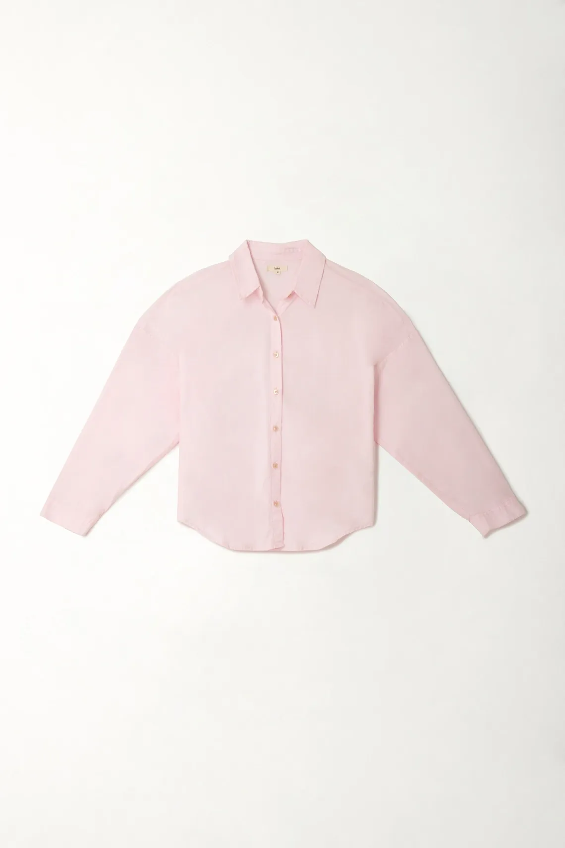 Camisa clásica rosada para mujer