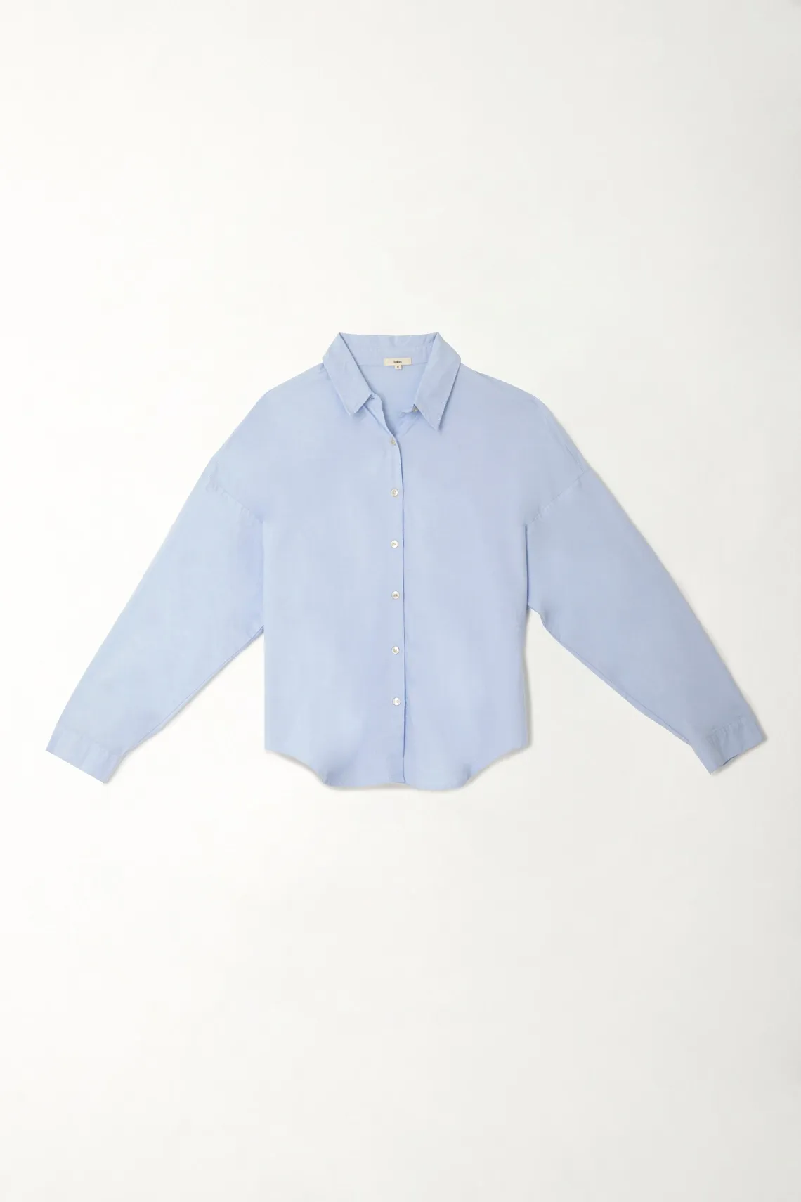 Camisa clásica azul para mujer