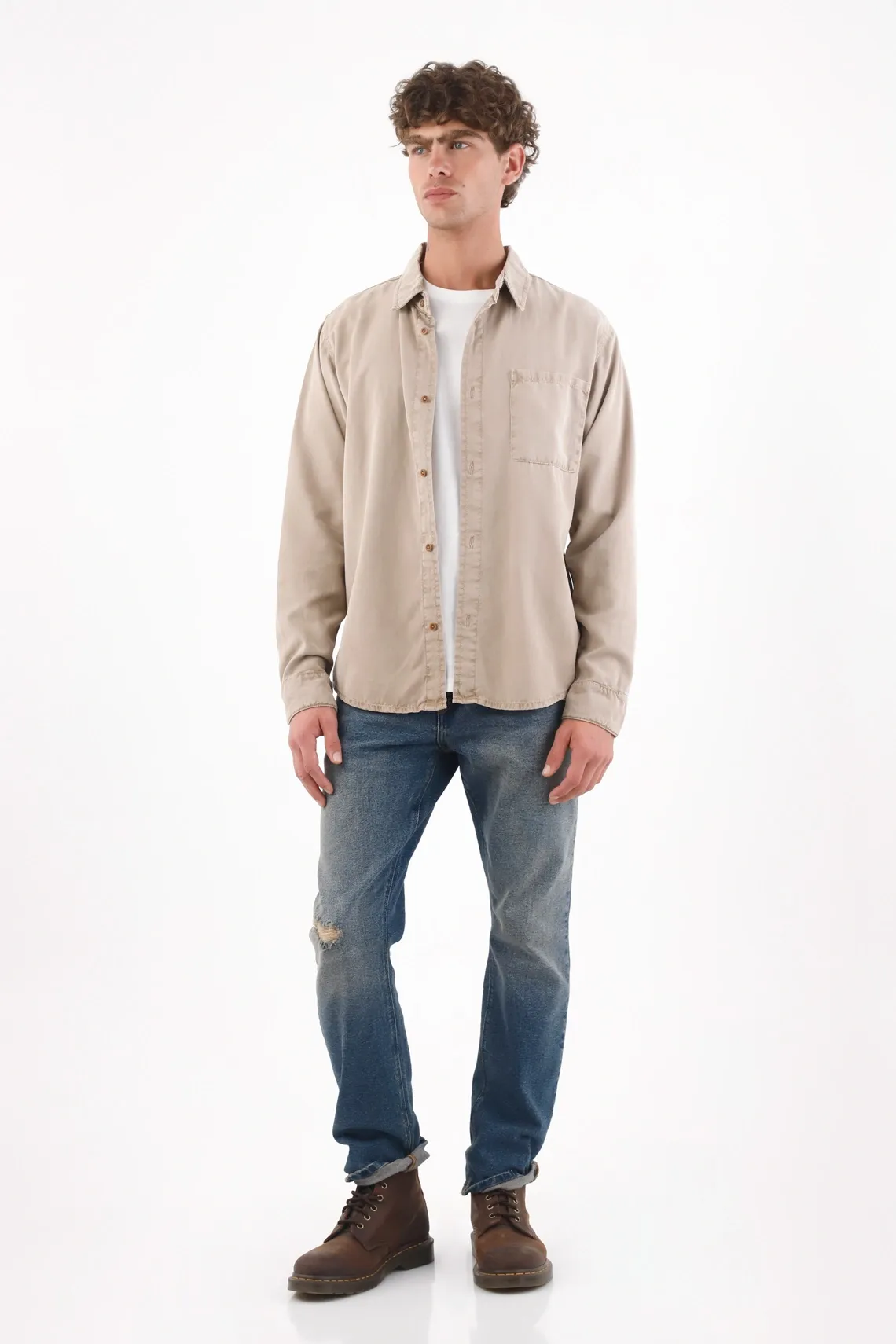 Jean para hombre tennis, jeans nudy plano pesado cintura con pretina