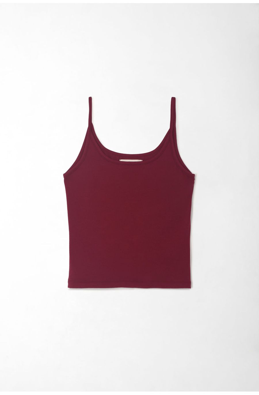 Camiseta morada de tiras para mujer