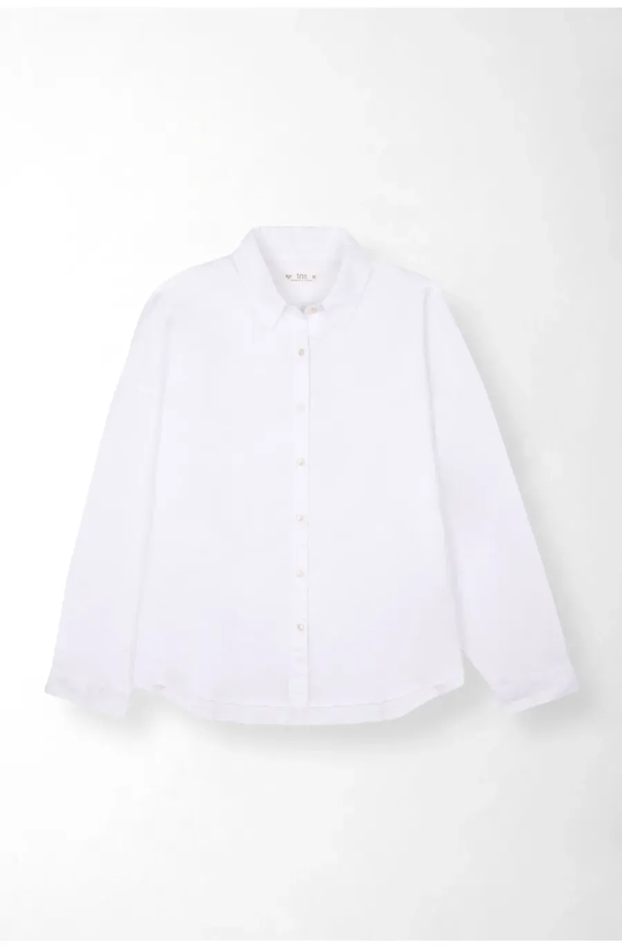 Camisa clásica blanca para mujer